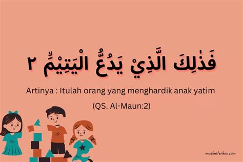 Surat Al Maun Ayat Latin Dan Artinya Tentang Sifat Pendusta Agama