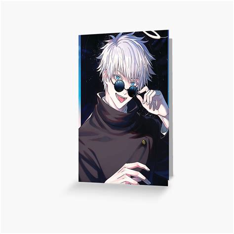 Satoru Gojo Portrait Art Print Jujutsu Kaisen Home Decor Wall Hanging