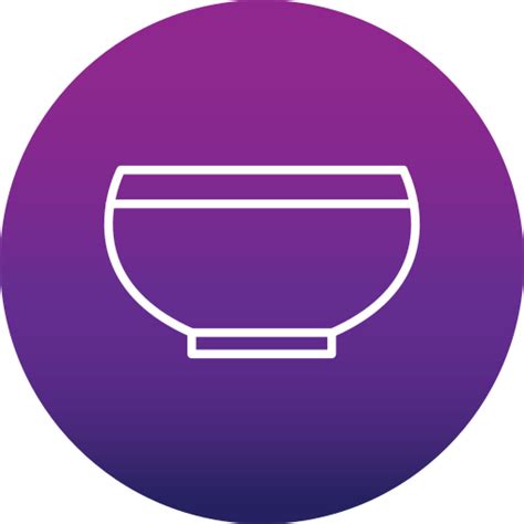 Bowl Generic Gradient Fill Icon