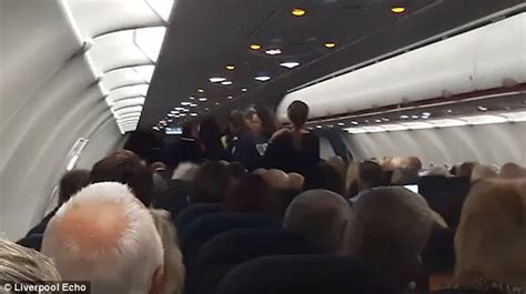 Disruptive Easyjet Passenger Is Escorted Off Flight Daily Mail Online