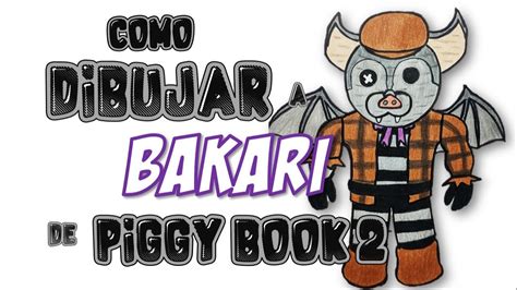 Cómo DIBUJAR aBAKARI de PIGGY BOOK 2 Halloween How to DRAW BAKARI