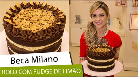 Beca Milano Bolo De Chocolate Fudge De Lim O Youtube