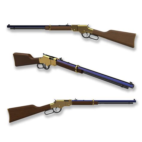 Henry rifle model - TurboSquid 1327623