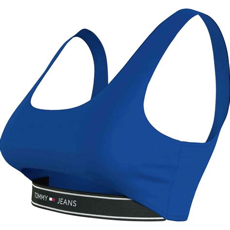 Tommy Jeans 2 0 Wb S Cut Out Bralette Bikini Top Blue Dressinn