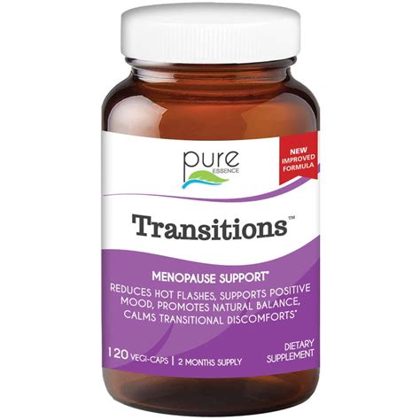 Transitions Natural Menopause Support Supplement - Helps with Hot ...