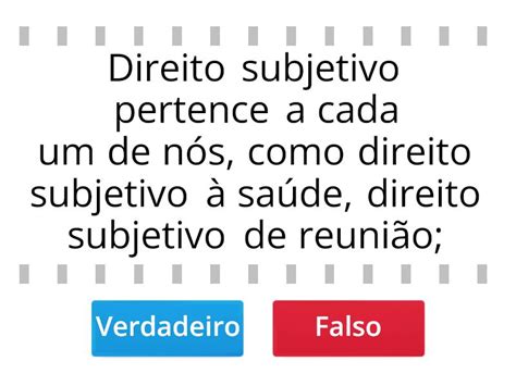 Direito Objetivo E Subjetivo