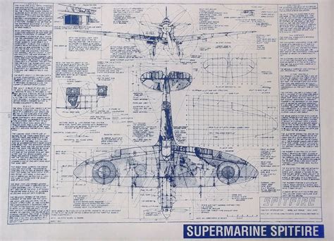 Supermarine Spitfire Blueprints