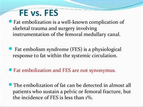 Fat Embolism Syndrome