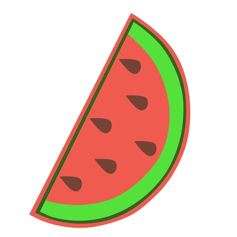 Premium Vector Watermelon Fruit Cartoon Drawing Art Sketch Design