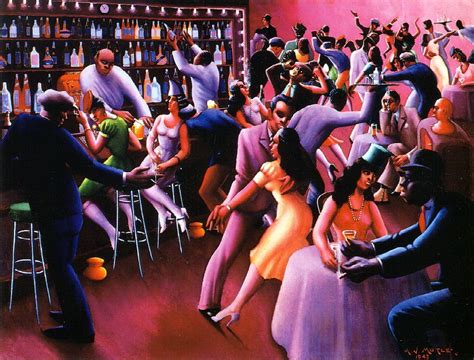 Nightlife 1943 Archibald J Motley Jr American 1891 1981 Oil