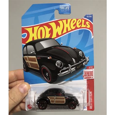 Hot Wheels Volkswagen Beetle Red Edition Escorrega O Pre O