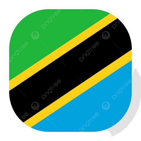 Bandera De La República Unida De Tanzania Png África Arte