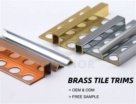 China Customized Brass Edge Trim For Tiles Manufacturers Suppliers Factory Made In China