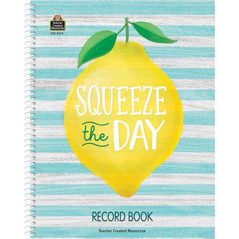 Knowledge Tree Teacher Created Resources Lemon Zest Record Book