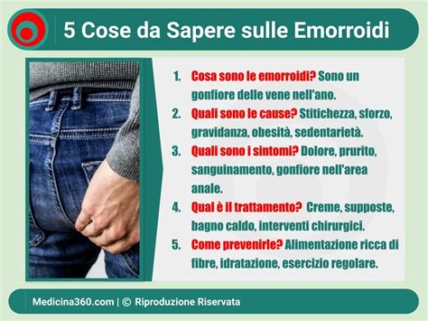 Emorroidi Sintomi Cause E Quando Preoccuparsi Guida Completa