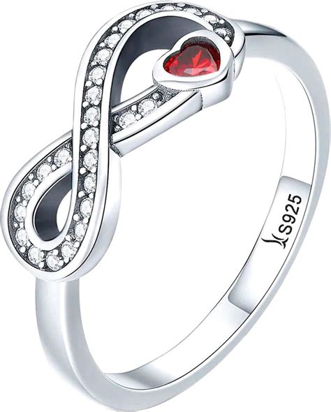Серебряное кольцо ''Бесконечность'' Bamoer SCR415 с фианитом — купить в ...