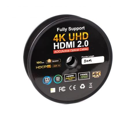 Кабель мультимедійний Hdmi To Hdmi 50m Aoc V20 Cablexpert Ccbp Hdmi