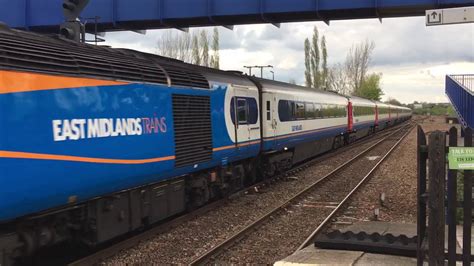 East Midlands Trains Hst Power Cars At Swinton Sty From