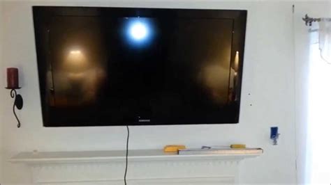 Diy Over Fireplace Flat Panel Lcd Led Plasma Tv Install With Wire Fish