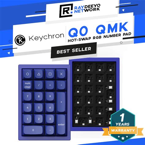 Keychron Q Qmk Custom Number Pad Numpad Type C Hot Swappable Aluminium Body Shopee Philippines