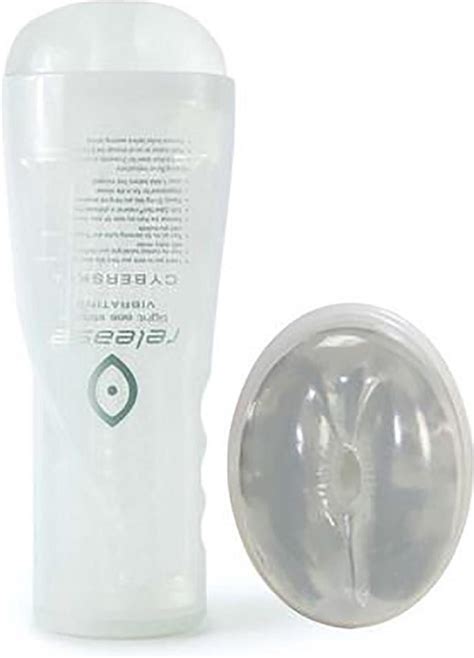 Topco Cyberskin Masturbator Release Tight Ass Stroker Clear Vibr Bol