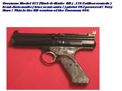 Vintage Air Guns Crosman Plink O Matic By Crosman