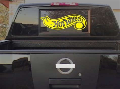 Hot Wheels Vinyl Decal