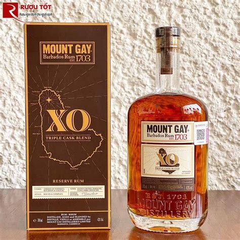 Rượu Mount Gay XO Black Rum