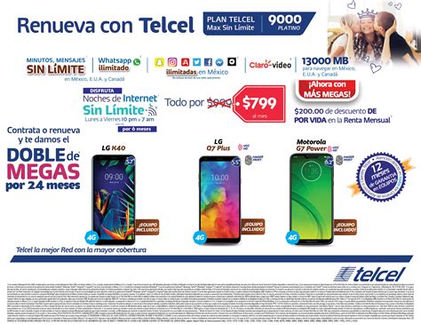 Cuál Es El Plan De Telcel Con Internet Ilimitado Por Mes