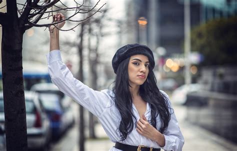 Wallpaper pose brunette beauty bokeh Tatiana for mobile and desktop section девушки