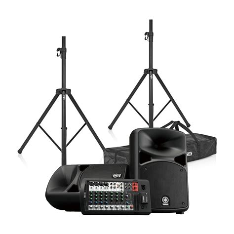 Yamaha Stagepas 600BT Tragbares PA-System mit Lautsprecherständern ...