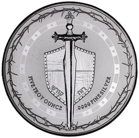 Silver Five Ounces Sword Of Truth Coin From Niue Online Coin Club