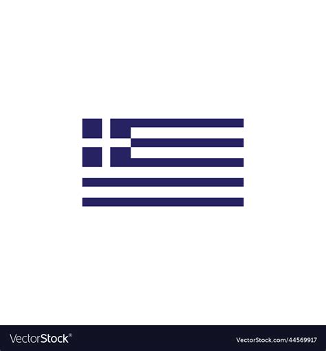 Greek flag logo Royalty Free Vector Image - VectorStock