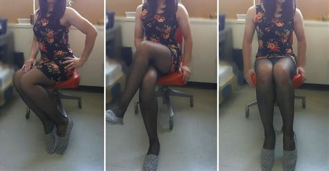 F Bored At Work And Trying To Channel My Basic Instinct Porn Pic