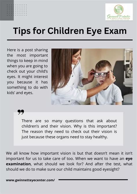 PPT - Tips for Children Eye Exam PowerPoint Presentation, free download ...