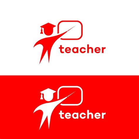 Premium Vector Teacher Logo Icon Brand Identity Sign Symbol Template