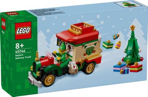 Odhalené LEGO Winter Village 40746 Santove doručovacie auto