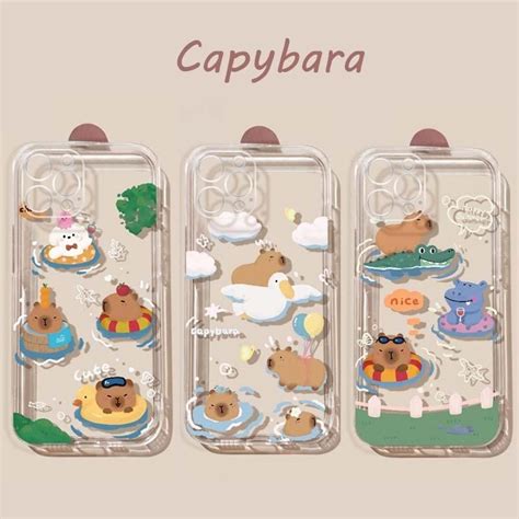 Caixa De Banho Capybara Para Infinix Nota 40 Pro Zero 30 4G Hot 40i 30i Smart 8 7 Spark 10 20