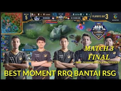 FLASHBACK BEST MOMENTS RRQ HISTORY FINAL RRQ VS SRG MATCH 3 MPL