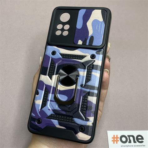 Чехол для Xiaomi Poco X4 Pro 5G противоударный со шторкой чехол на ...