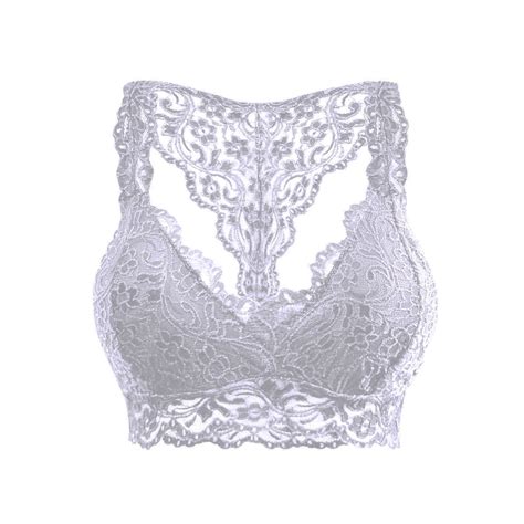 Sentmoon Lingerie For Women Sexy Women Plus Size Vest Crop Wire Bra Lace Lingerie Sexy V Neck