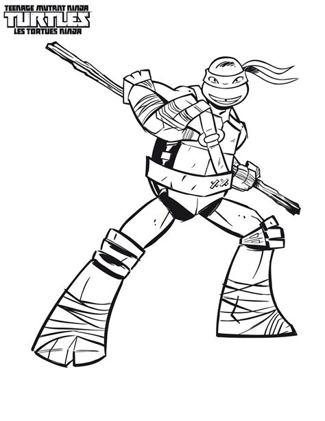 106 dessins de coloriage tortue ninja à imprimer sur LaGuerche Page 1