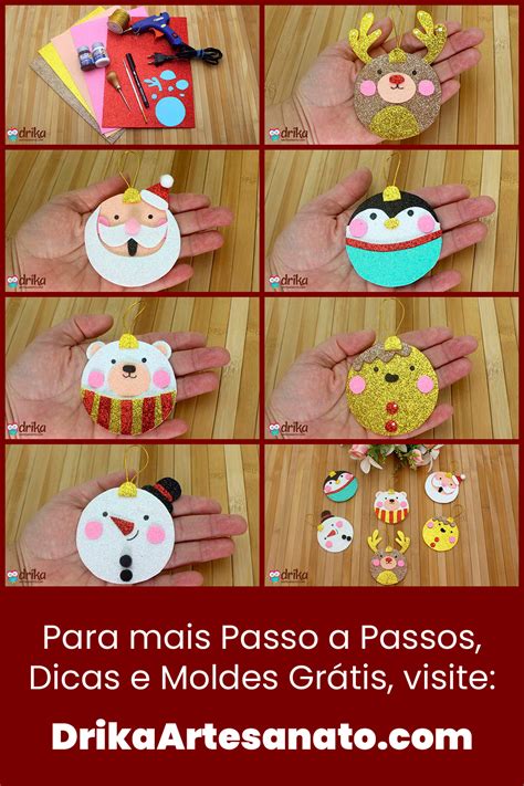 Molde De Bola De Natal Em Eva Para Imprimir - Como Fazer Bolinha de Natal de EVA com Molde para Imprimir