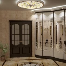 Шкаф купе в прихожую: фото с зеркалом, угловые и навесные модели ...