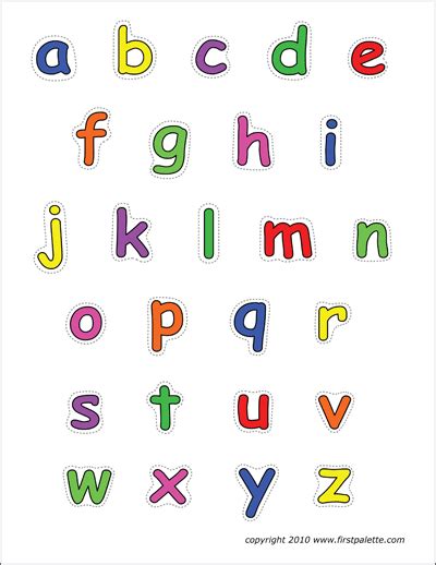 Printable Letters Of The Alphabet