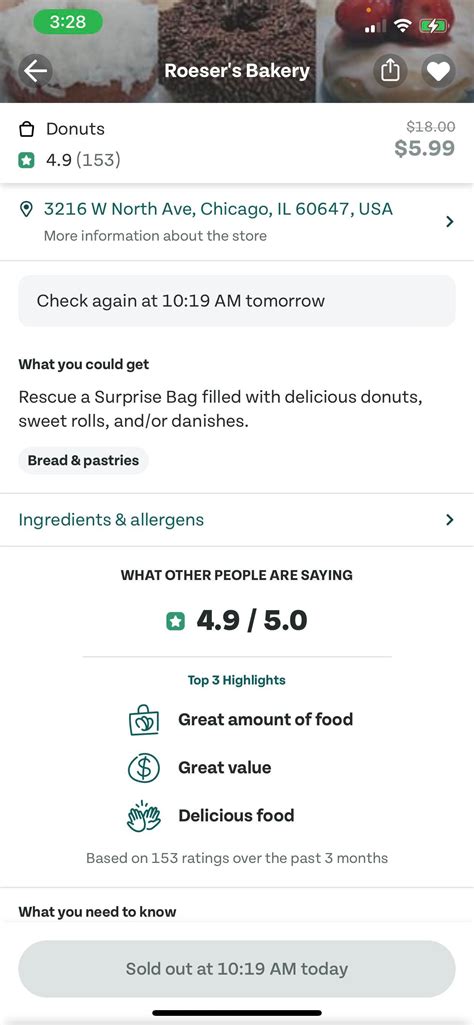 Roeser’s Bakery $5.99 (Chicago) : r/toogoodtogo