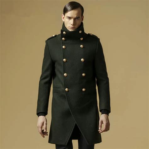 Military Long Coat Men Han Coats