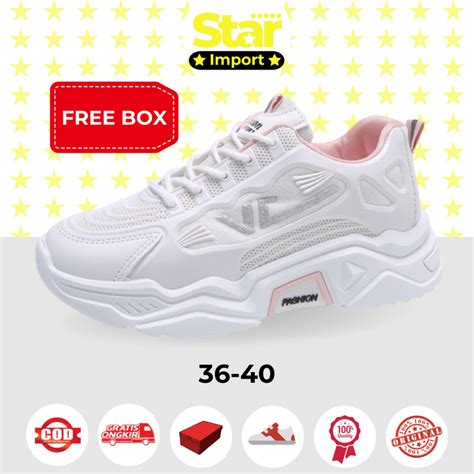 Jual FREE BOX STARIMPORT Sepatu Sneakers Wanita Impor Wanita Fashion