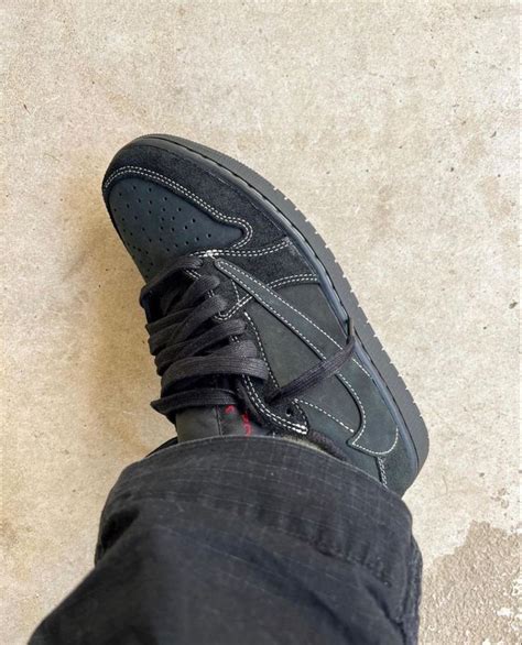 Travis Scott X Nike Air Jordan Low Black Phantom Hype Shoes