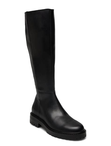 Angulus Boots Flat Black Basic Black Svart Kr